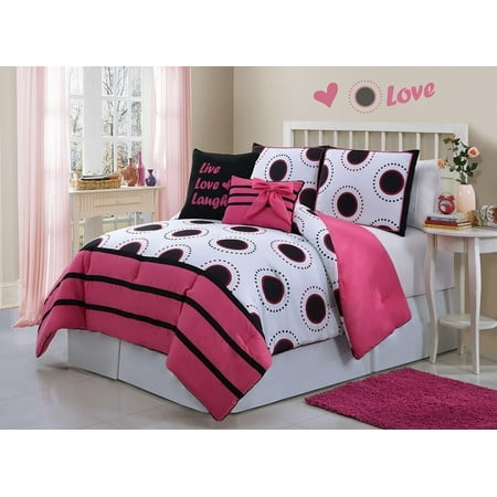 black and white kids bedding cool kid girls kids bedding amy comforter set black white fuchsia girls black and white kids bedding cool kid girls kids bedding amy comforter set black white fuchsia girls